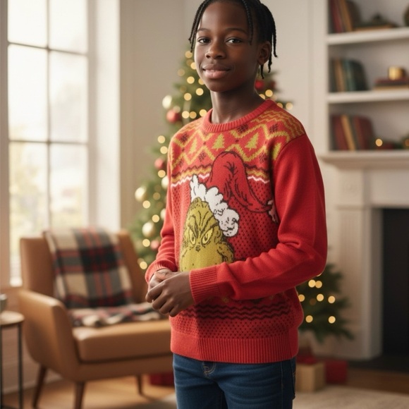 The Grinch Other - Red Grinch Christmas Sweater